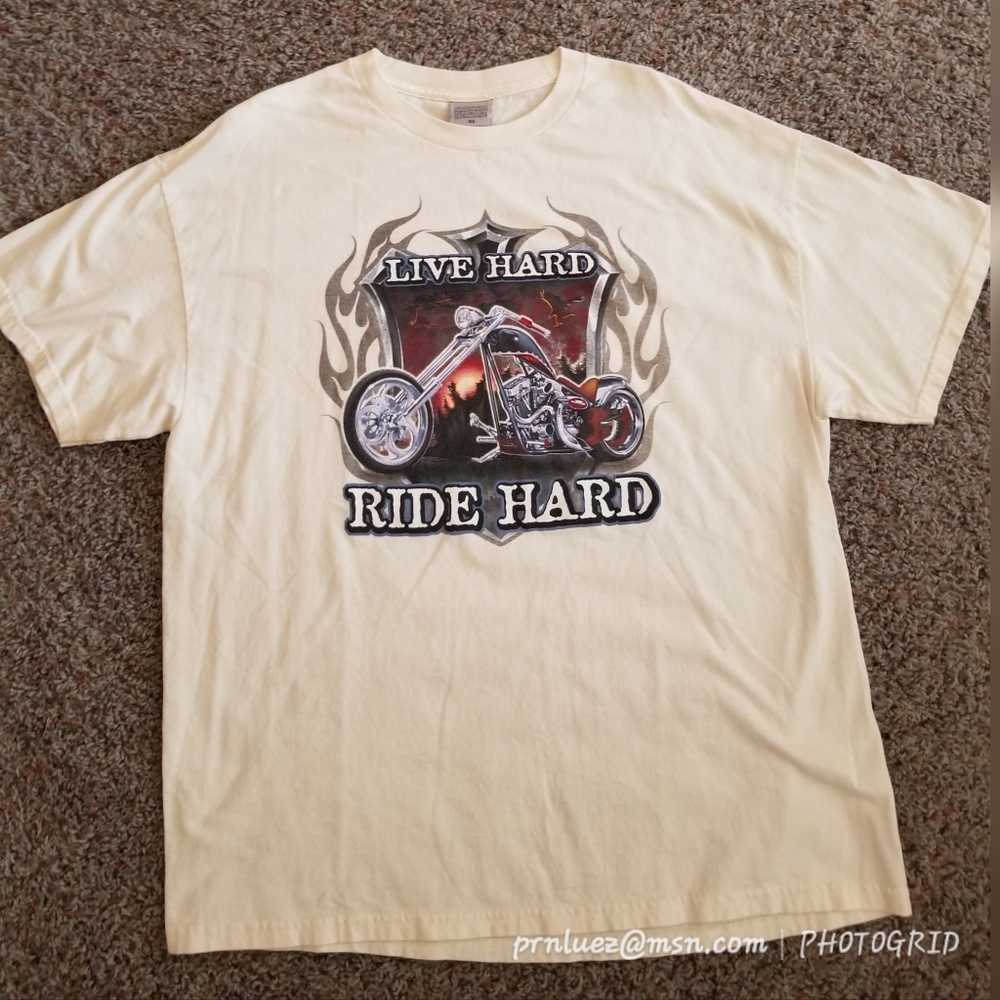 National Heritage Men's Biker Tshirt